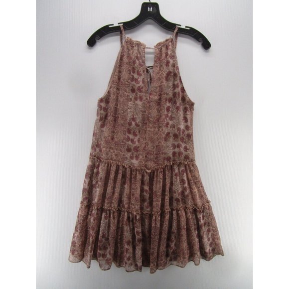 Drew Dress XS A-Line Pullover Cut Out Tiered Ruffled Floral Boho - Picture 5 of 9